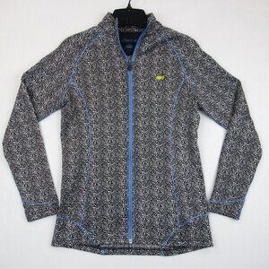 Magnolia Lane Tech Women's Size Small Golf Full Zip Jacket Lightweight Geometric